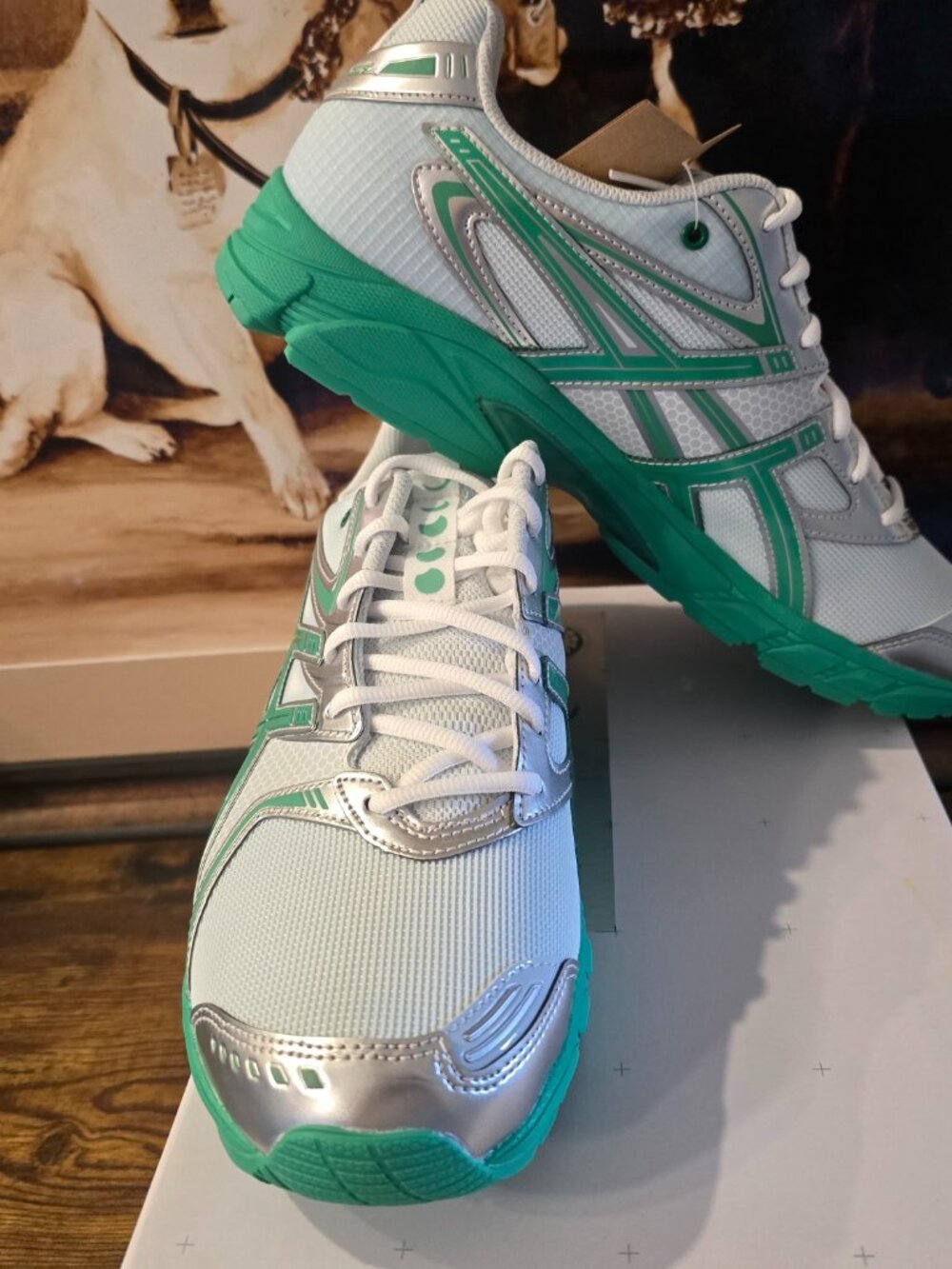 ASICS Gel-NYC Hidden NY 1201B001-100 Light Green Shoes Men's Sz 10 RARE NEW